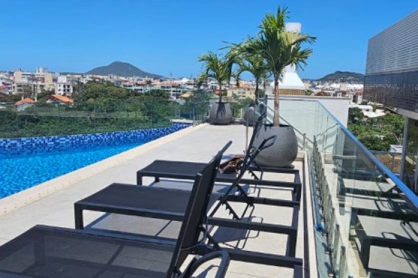 4 PERSONAS (2 dorm) - FRENTE AL MAR - CON PÌSCINA