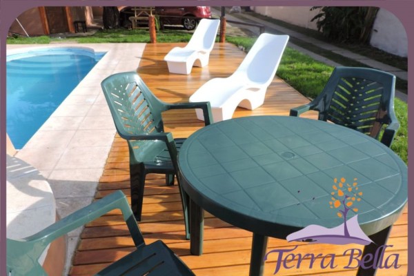 DUPLEX PARA 2 A 6 PERSONAS CON PILETA COMPARTIDA. PARRILLA. COCHERA. EQUIPAMIENTO FULL