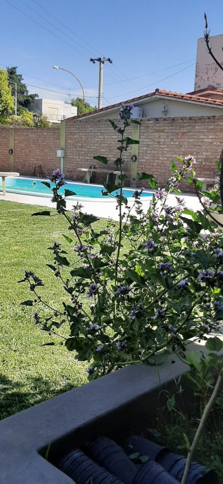 CASA PARA 6 PERSONAS (2 DORMITORIOS) CON PILETA Y PARQUE