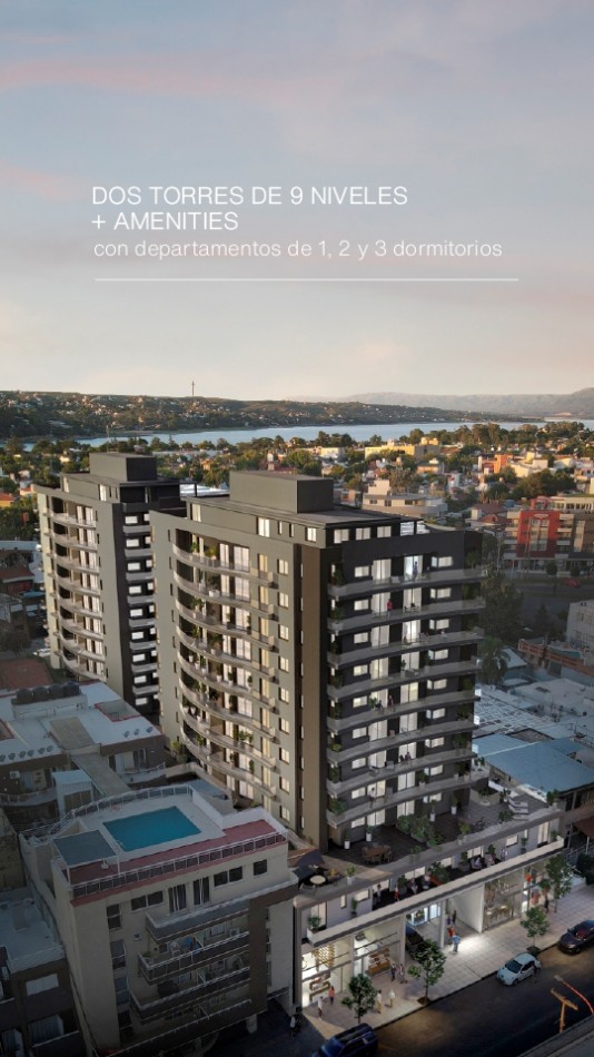 EDIFICIO VITA - 1o CATEGORIA, EN EL CENTRO DE CARLOS PAZ, AMENITIES EXCLUSIVAS