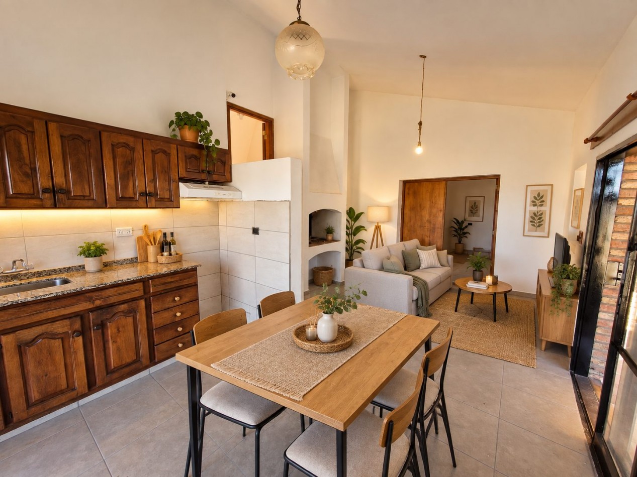 CASA 2 DORMITORIOS - QUINCHO - PILETA EN Bo LA QUINTA