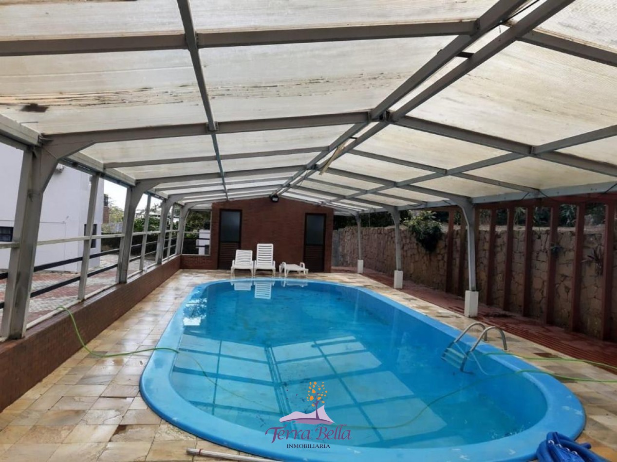 DEPARTAMENTO PARA 4 A 1 KM DEL MAR - PISCINA CLIMATIZADA - PARRILLA - JUEGOS PARA NIÑOS