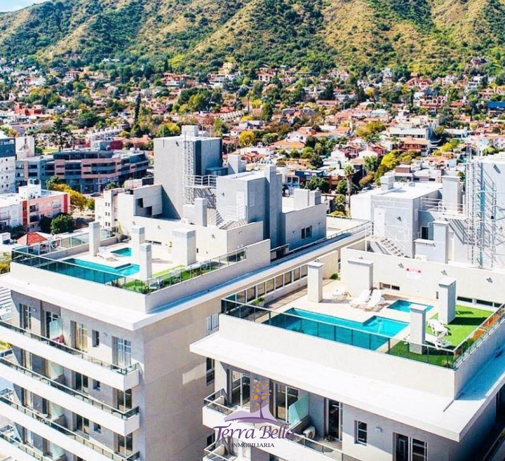 DEPARTAMENTO PARA 4 PERSONAS - CENTRICO-PILETA-TERRAZA-COCHERA-GIM