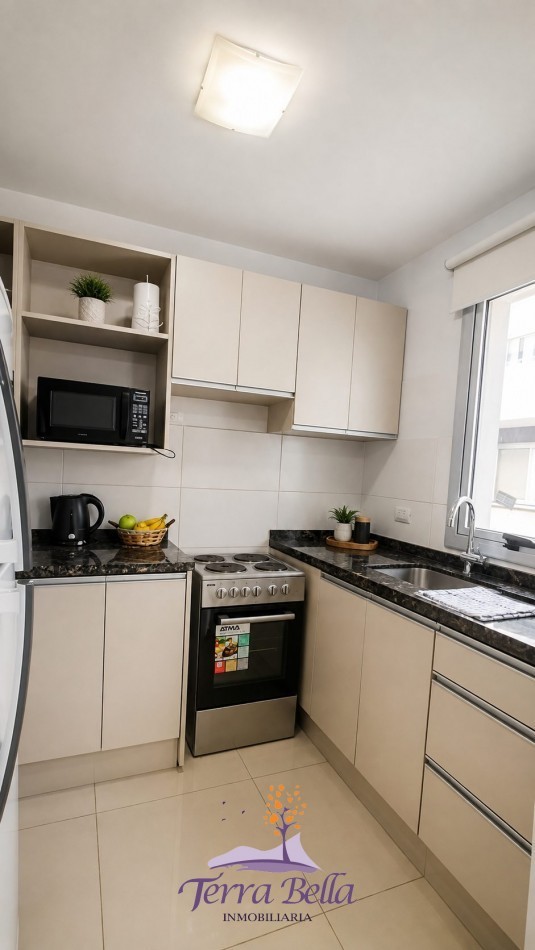 DEPARTAMENTO PARA 4 PERSONAS - CENTRICO-PILETA-TERRAZA-COCHERA-GIM