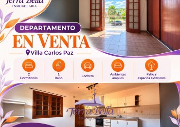 DEPARTAMENTO 2 DORMITORIOS CON COCHERA EN BARRIO SANTA RITA 